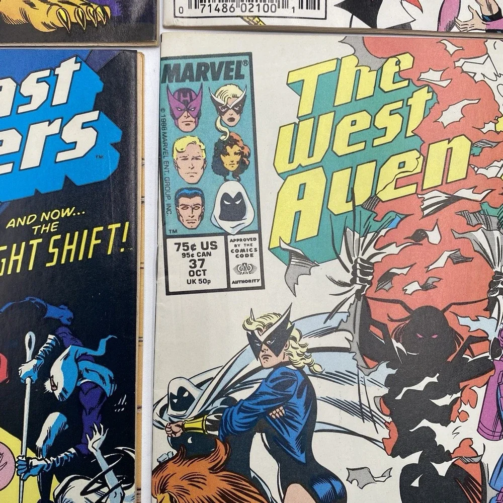 The West Coast‎ Avengers Comic Book Collection Lot 10 Issues Marvel SEE ALL PICS